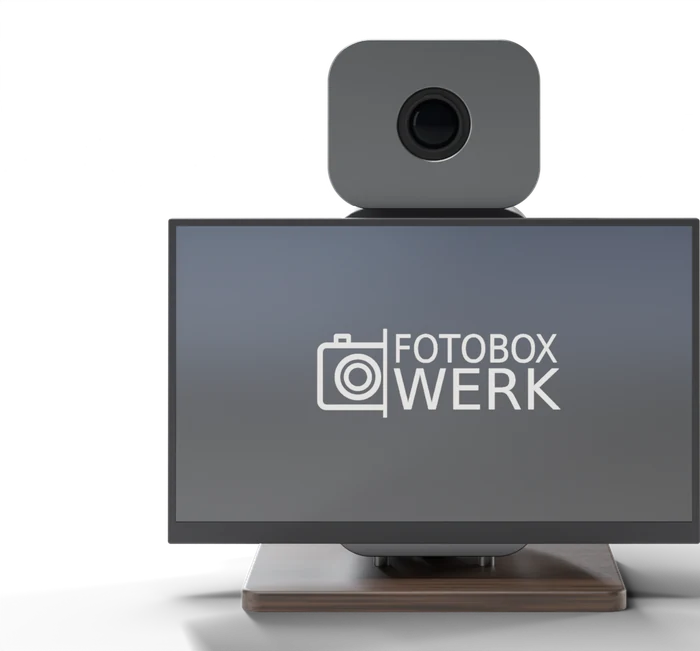 Fotobox von Fotobox-Werk von vorn, freigestellt